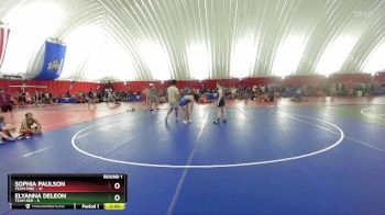 145 lbs Round 1 (6 Team) - Sophia Paulson, Team Pink vs Elyanna DeLeon, Team Red