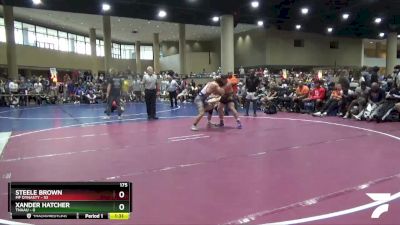 175 lbs Round 2 Champ & Wb (32 Team) - Xander Hatcher, TNAAU vs Steele Brown, MF Dynasty