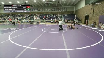 140 lbs Cons. Semi - Jazmine Zitterkopf, Scottsbluff Girls vs Hallie Fuller, Lingle-Ft. Laramie/Southeast