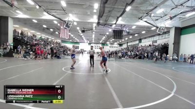 135 lbs Cons. Round 2 - Leighanna Patz, Lawrence Elite vs Isabella Weiner, Rogers Wrestling Club