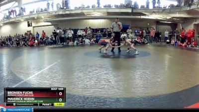 86 lbs Semifinal - Maverick Hoehn, Maurer Coughlin Wrestling Club vs Bronsen Fuchs, Patriots Wrestling Club