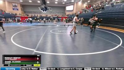 190 lbs Round 5 - Rowley Rebtoy, Austin Vandegrift vs Daniel Sajanov, Prosper