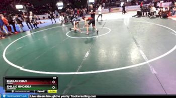 113 lbs Cons. Round 3 - Emillio Hinojosa, Chiawana vs Khailan Chan, Camas