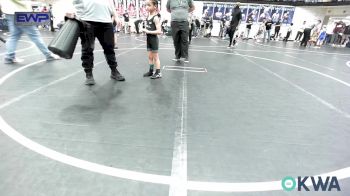 49 lbs Consi Of 16 #2 - Barrett Jones, Bridge Creek Youth Wrestling vs Marcellous Allen, Madill Takedown