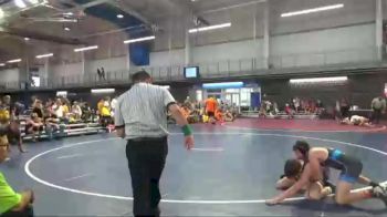 108 lbs Round 3 (8 Team) - Justin Harbin, Stronghold - Gold vs Bo Dominguez, Full Throttle Wrestling