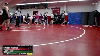 285 lbs Champ. Round 1 - Logan Blue, Greencastle vs Haydon Standlee, Alexandria Wrestling Academy