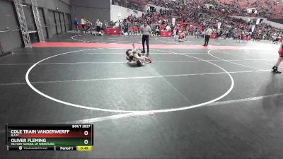 67 lbs Cons. Round 5 - Cole Train Vanderwerff, B.A.M. vs Oliver Fleming, Victory School Of Wrestling