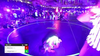 86 lbs Quarterfinal - Easton Weidner, 2tg vs Cash Helgerson, Victory Training Center