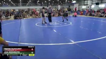 100 lbs Round 6 (8 Team) - John Bednarczyk, HANOVER HAWKEYE/RIVER CITY WC vs Tristan Fauntleroy, I-64 ROADRUNNERS