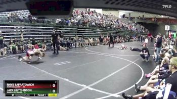 110 lbs Finals (8 Team) - Rhys Safratowich, North Dakota 1 vs Jack Hutchinson, Kansas Pythons