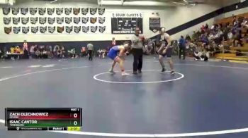 150 lbs Quarterfinal - Zach Olechnowicz, Revere vs Isaac Cantor, Twinsburg