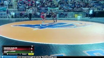 113 lbs Quarterfinal - Seamus Kuklok, Bismarck Century vs David Llamas, Minot