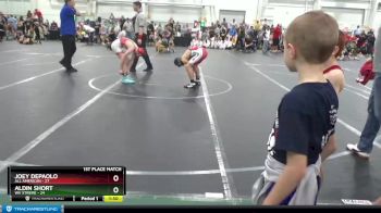 100 lbs Finals (2 Team) - Joey DePaolo, All American vs Aldin Short, WV Xtreme