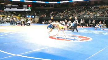 105 Class 2 lbs Semifinal - Hannah Herrera, Kickapoo vs Sandy Breeden, Liberty