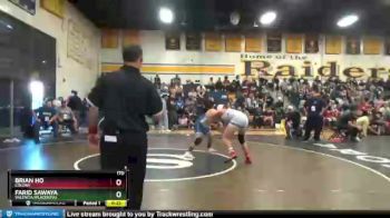 170 lbs Cons. Round 1 - Brian Ho, Colony vs Farid Sawaya, Valencia (Placentia)