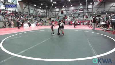 45 lbs Consi Of 8 #1 - Robert Cole Rainbolt, Pitbull Wrestling Academy vs Maverick Meyer, Skiatook Youth Wrestling