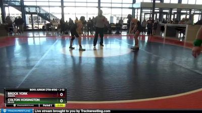 J-12 lbs Quarterfinal - Brock York, Wrath vs Colton Hoisington, Ed-Co