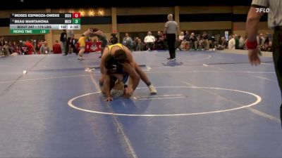 174 lbs Quarters - Moses Espinoza-Owens, South Dakota State vs Beau Mantanona, Michigan