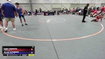 120 lbs Semis & 3rd Wb (16 Team) - Kody Tanimoto, Texas Blue vs Elijah Almarinez, California Blue