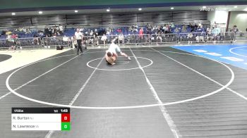 170 lbs Consi Of 32 #1 - Ryan Burton, NJ vs Noah Lawrence, VA