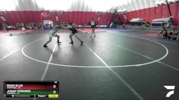 190 lbs Round 4 (16 Team) - Noah Klug, Marathon vs Josiah Morones, Cameron