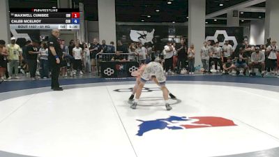 61 kg Champ. Rd Of 128 - Maxwell Cumbee, Izzy Style Wrestling vs Caleb McElroy, Central Valley RTC
