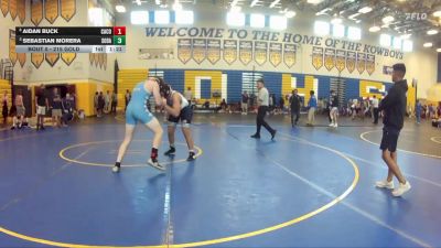 215 Gold Round 3 - Sebastian Morera, South Dade vs Aidan Buck, Camden County