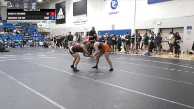 160 lbs Champ. Round 1 - Gemma Deyo, Campbellsville University vs Olivia Bohde, Indiana Tech