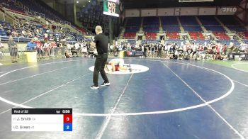 215 lbs Rnd Of 32 - Jaxon Smith, CA vs Carter Green, KS