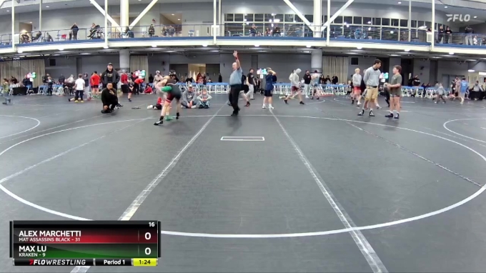 110 lbs Round 5 (8 Team) - Alex Marchetti, Mat Assassins Black vs Max ...