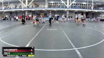 110 lbs Round 5 (8 Team) - Alex Marchetti, Mat Assassins Black vs Max Lu, Kraken