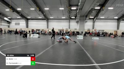 85-95 lbs Rr Rnd 2 - Alexia Wolk, Thoroughbred Wrestling Academy (TWA) vs Harper Formanek, Black Fox Wrestling Academy