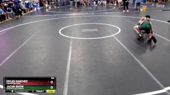 132 lbs Round 2 - Jacob Snow, Lincoln Southwest vs Myles Sanchez, Creighton Prep