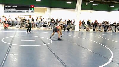 100 lbs Round Of 32 - Michael Perna, NJ vs Eli Sandoval, NV