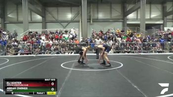 135 lbs Champ. Round 1 - Abram Owings, Salina vs Eli Koster, Wichita Wrestling Club