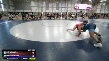 76 lbs Champ. Round 1 - Billie Bonwell, NV vs Mohagany Casel, TX