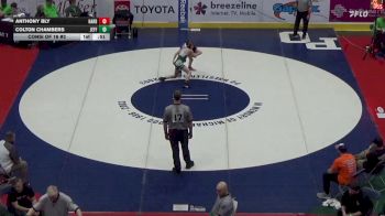 96 lbs Consi Of 16 #2 - Anthony Bly, Harbor Creek vs Colton Chambers, Jefferson Morgan