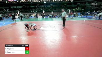 45 lbs Round Of 32 - Blaine Page, Kingsway vs Parker Sauer, Washington Twp