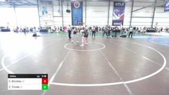 132 lbs Round Of 32 - Carter Brickley, GA vs Zachary Tinyes, NY