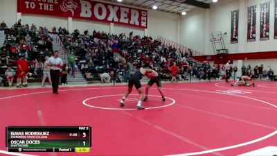 141 lbs Champ. Round 2 - Oscar Doces, Unattached vs Isaias Rodriguez, Evergreen State College