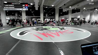 97 lbs Cons. Round 2 - Liam Daniels, ARRTC vs Myron Mendez, Eagle Empire Wrestling
