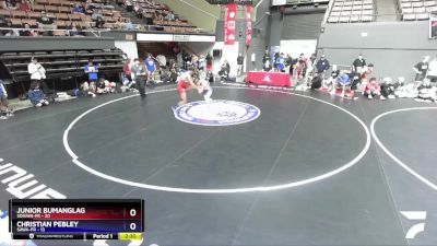 175 lbs Placement Matches (16 Team) - Junior Bumanglag, SDIKWA-FR vs Christian Pebley, SAWA-FR