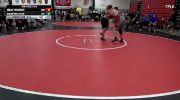 215 lbs 13th Place Match - Beau Wagner, Fort Madison JV vs Keason Louis, Benton Community