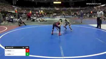 74 lbs Round Of 32 - Aaron Meza, Sunkist Kids Monster Garage vs Jakobe Valle, Caldwell WC