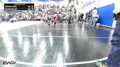 120 lbs Rr Rnd 1 - Karson Jones, Claremore Wrestling Club vs Draven Miller, Claremore Wrestling Club