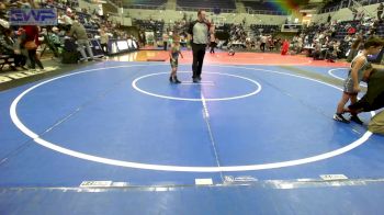 46 lbs Rr Rnd 5 - Kase Selman, Weatherford Youth Wrestling vs Kolt Lovelace, Clinton Youth Wrestling