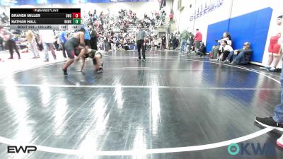 120 lbs Rr Rnd 3 - Draven Miller, Claremore Wrestling Club vs Nathan Hall, Broken Arrow Wrestling Club