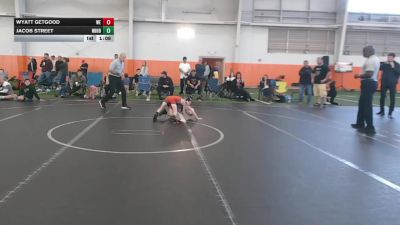 48 lbs Round 6 (8 Team) - Jacob Street, Neighborhood Wrestling vs Wyatt Getgood, Warner Elite