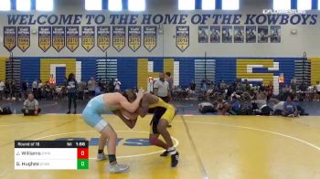 145 lbs Round Of 16 - Jahn Williams, Cypress Creek High School vs Garrett Hughes, CFWA