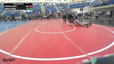 132 lbs 5th Place - Porter Chaney, Northeast Take Down Club vs Samuel Perez, Grove Takedown Club